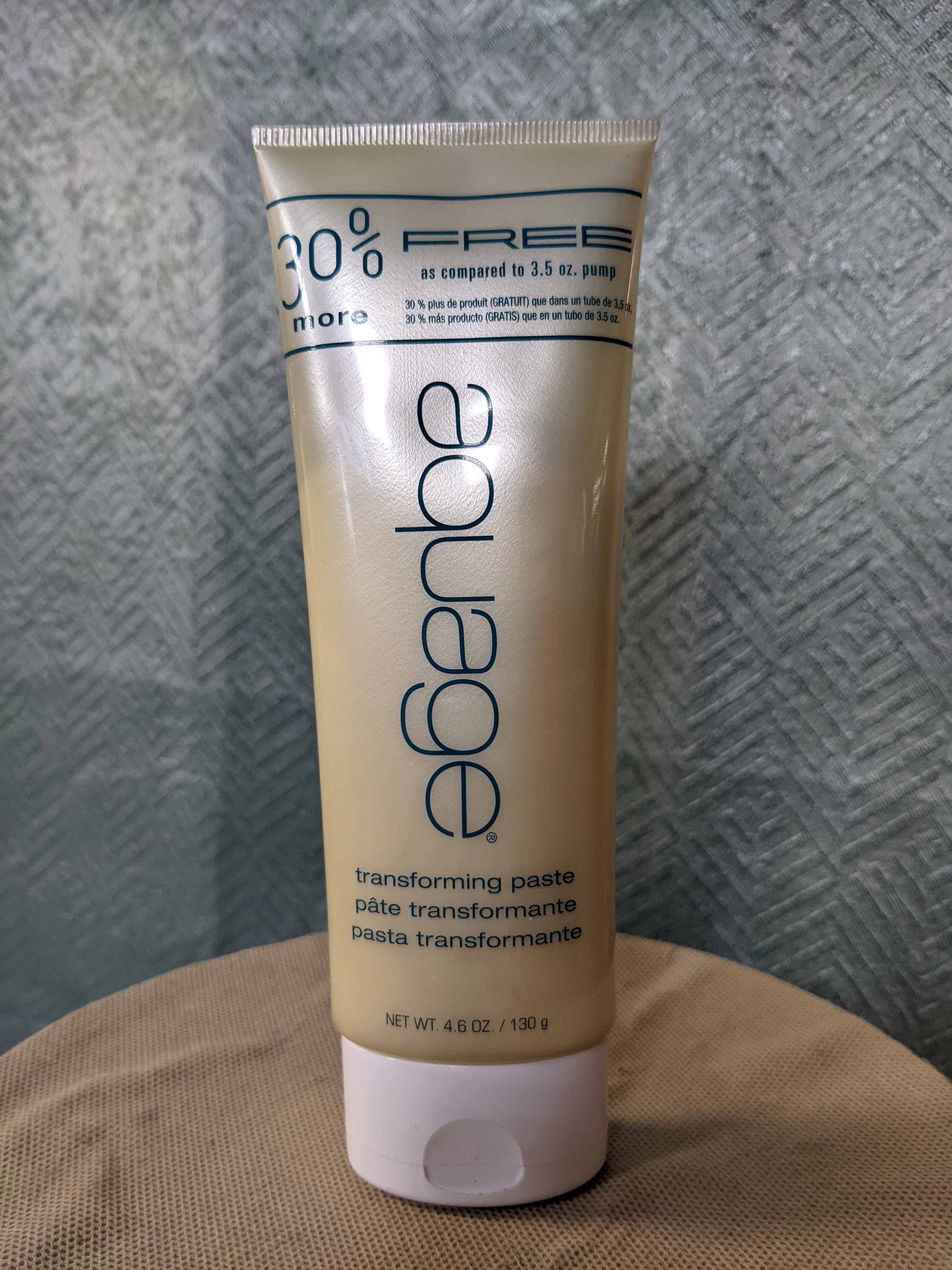 AQUAGE Transforming Paste, Ultra-Firm Hold Texturizer, Non-Greasy, Combines the Flexibility of a Wax with the Hold of Hairspray, Professional Styling Hold (7496073019630)